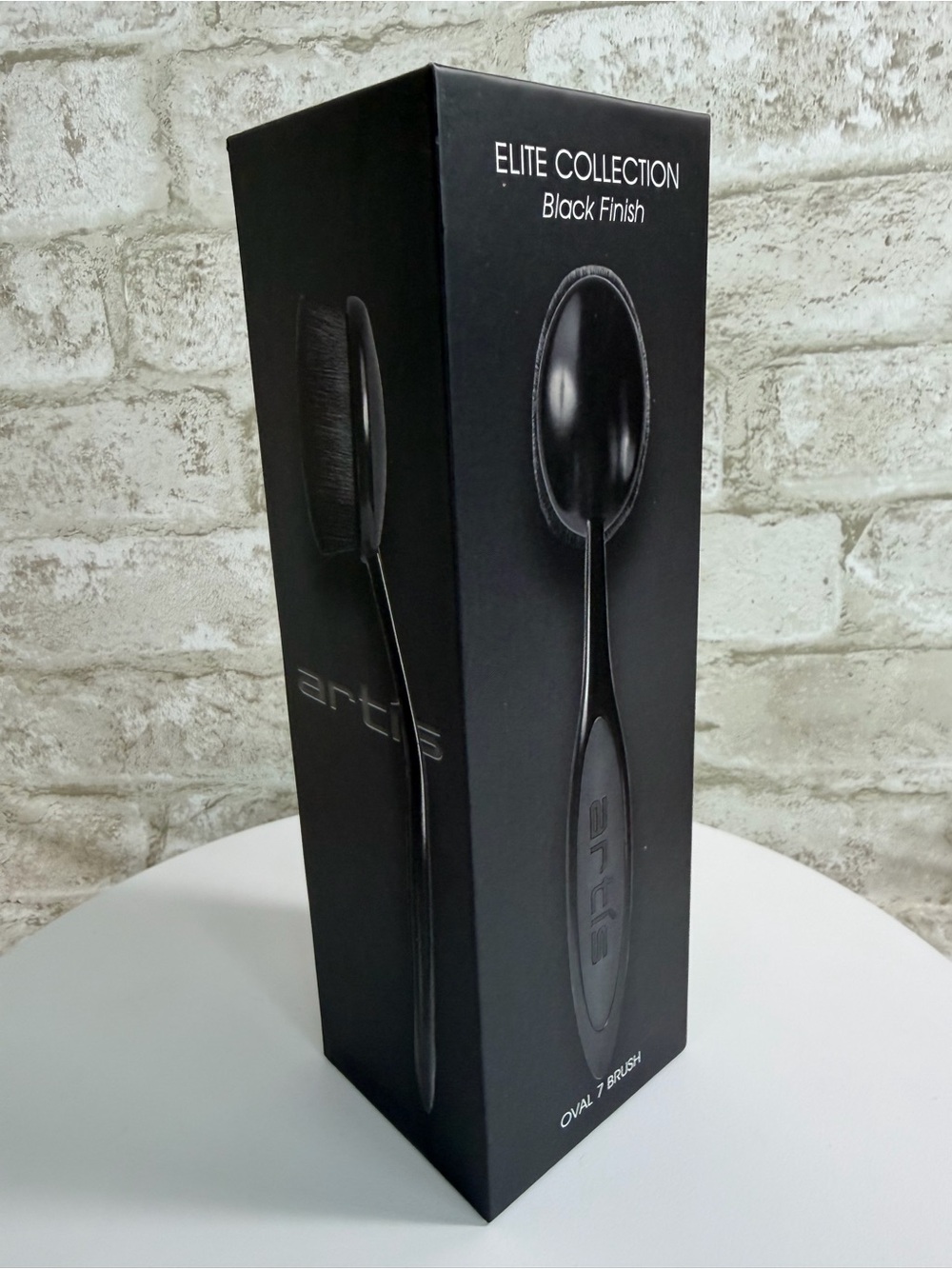 artis Elite Collection Black Finish Oval Makeup Brush
